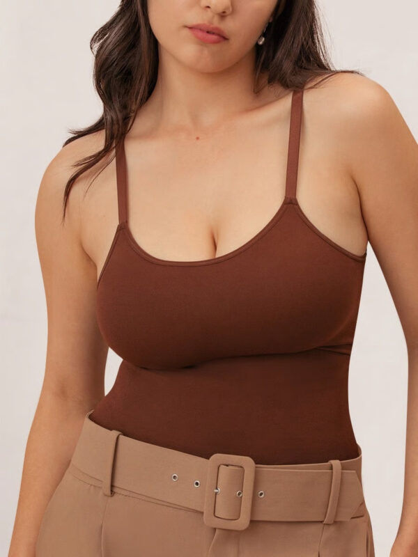 Women's Solid Color Long Sling Slimming Clothes - Image 3