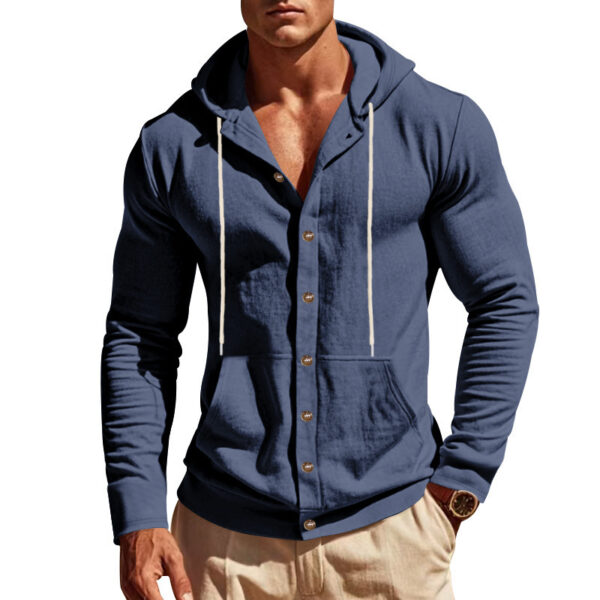 Spring And Autumn American Style Loose Men's Shirt Loose - Image 8