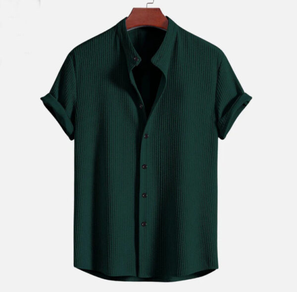 Short Sleeve Loose Shirt Top Summer Mens Clothing - Image 8
