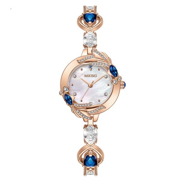 Women's Simple All-match Crystal Small Goldfish Fritillary Bracelet Women's Watch - Image 4