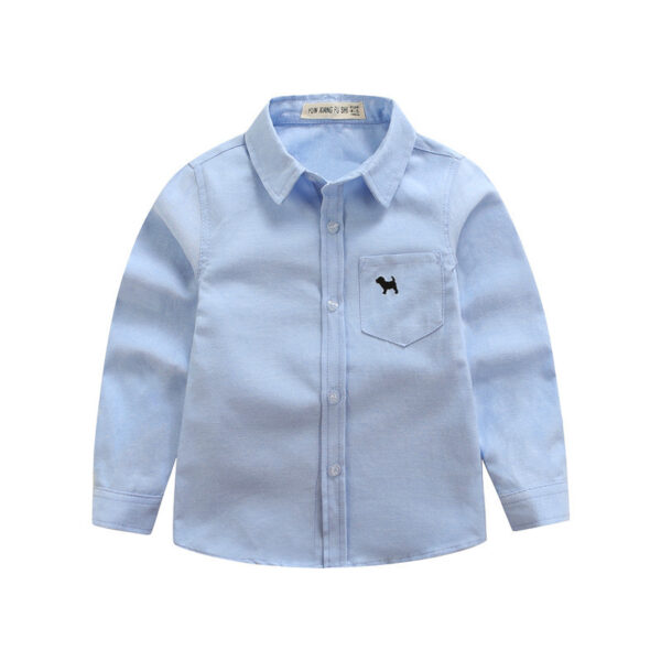 Children's Shirts Boys' Long-sleeved Shirts - Image 2