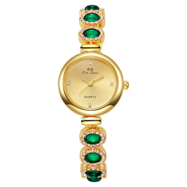 Women's Bracelet Round Dial Diamond Advanced Quartz Watch - Image 8