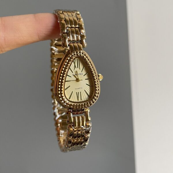Women's Watch Exquisite High-grade Gold Steel Strap Watch - Image 4