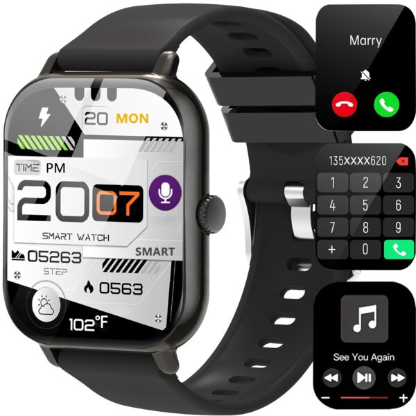 HD Large Screen Pedometer Heart Rate Monitoring Smart Watch - Image 7