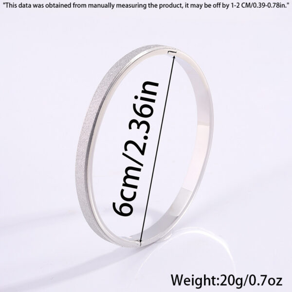 Titanium Steel Bracelet Starry Alluvial Gold Fading - Image 3