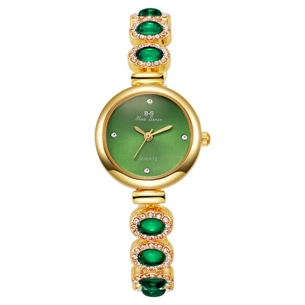 Women's Bracelet Round Dial Diamond Advanced Quartz Watch - Image 7