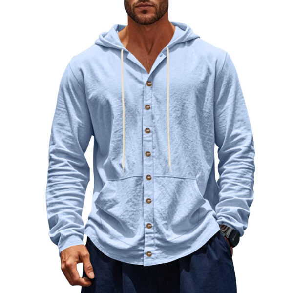 Spring And Autumn American Style Loose Men's Shirt Loose - Image 3
