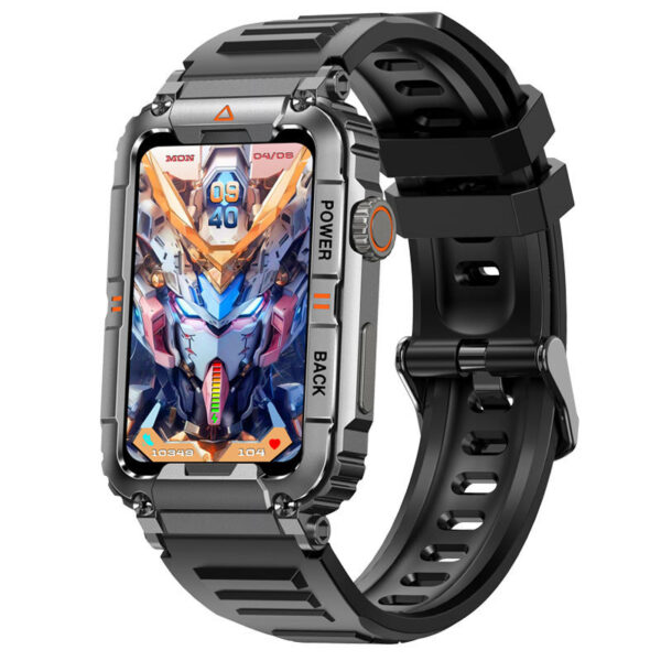 KR88 Bluetooth Calling 157-inch Voice Assistant Heart Rate Blood Oxygen Monitoring Multi-sport Smart Watch - Image 3