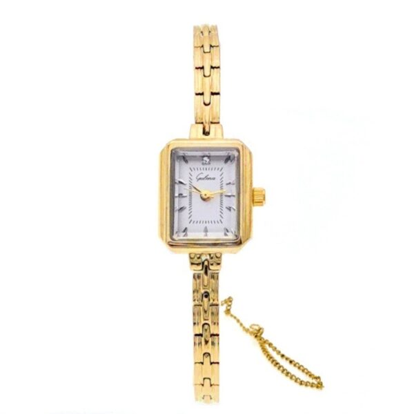 Niche Mini Small Golden Thin Chain Women's Quartz Watch - Image 5