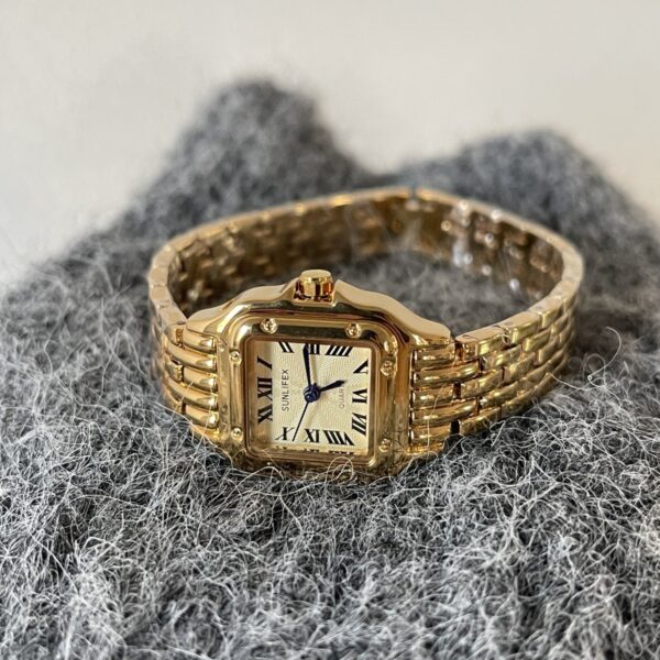 Women's Watch Exquisite High-grade Gold Steel Strap Watch - Image 9