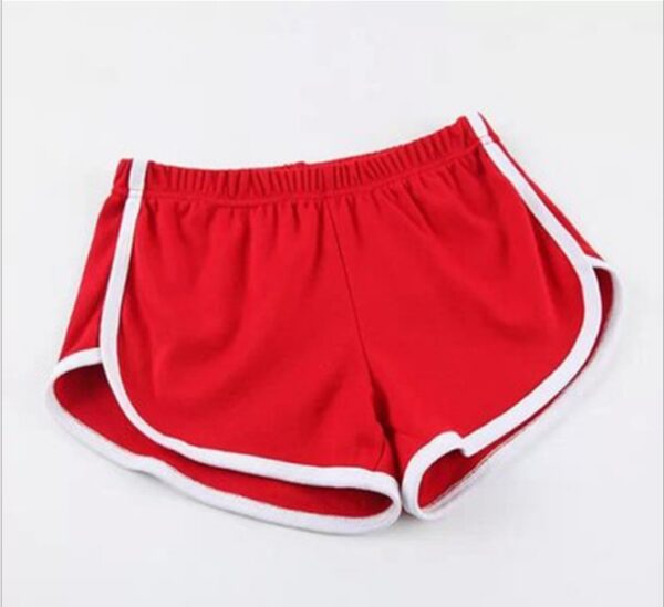 Solid Color Breathable Workout Shorts Women's Candy Color Hot Pants Shorts - Image 9