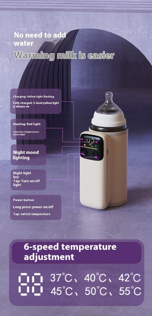 Baby Bottle Insulation Cover Universal Heating Constant Temperature Milk Warmer - Image 9