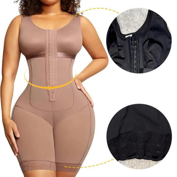 Plus Size One-piece Thin Breasted Belly Contracting Hip Lift Body Shaping Corset - Image 4