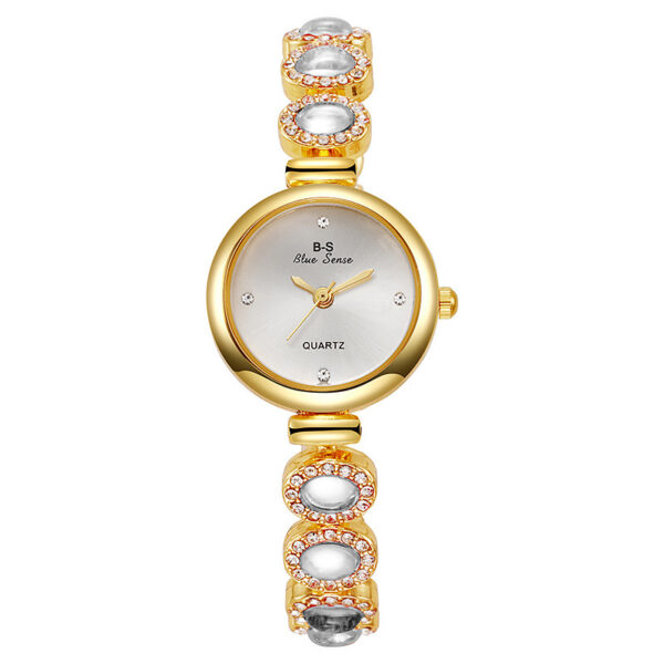 Women's Bracelet Round Dial Diamond Advanced Quartz Watch - Image 2