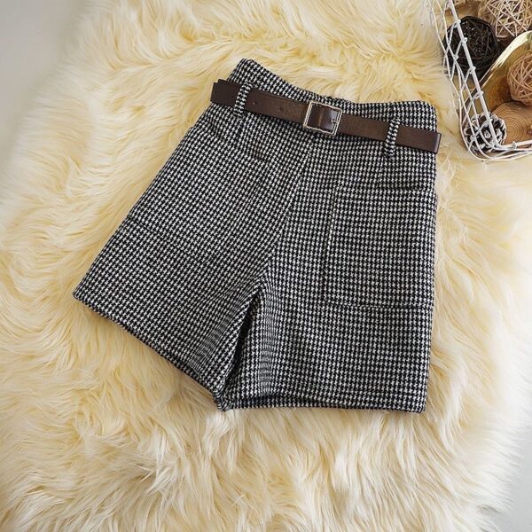 Fashionable All-match Slimming Woolen Wide-leg Pants - Image 3