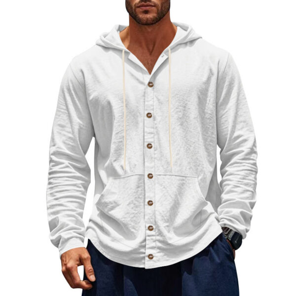 Spring And Autumn American Style Loose Men's Shirt Loose - Image 5