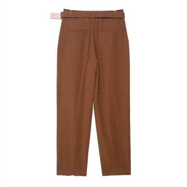 Summer European And American Style With Belt Draping Pants For Women - Image 4