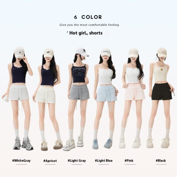 Hot Girl Style Casual Sports Shorts For Women - Image 10