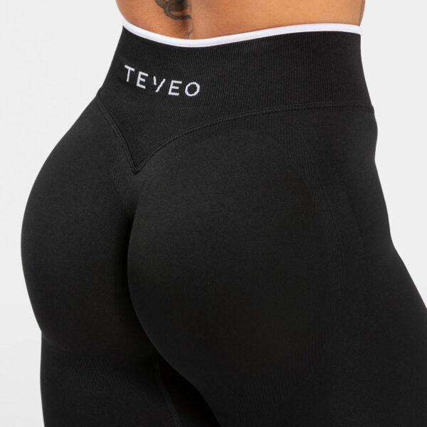High Waist Workout Hip Lifting White Edge Wicking Sweatpants - Image 10