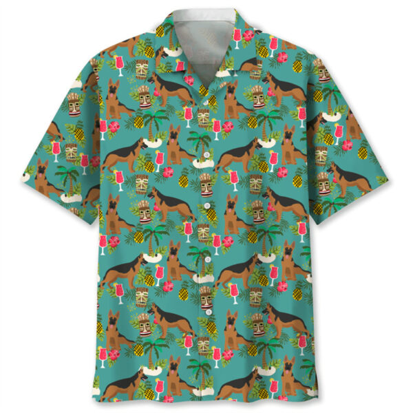 Trendy Cool Fashion Vintage Printed Shirt Men's Summer - Image 4