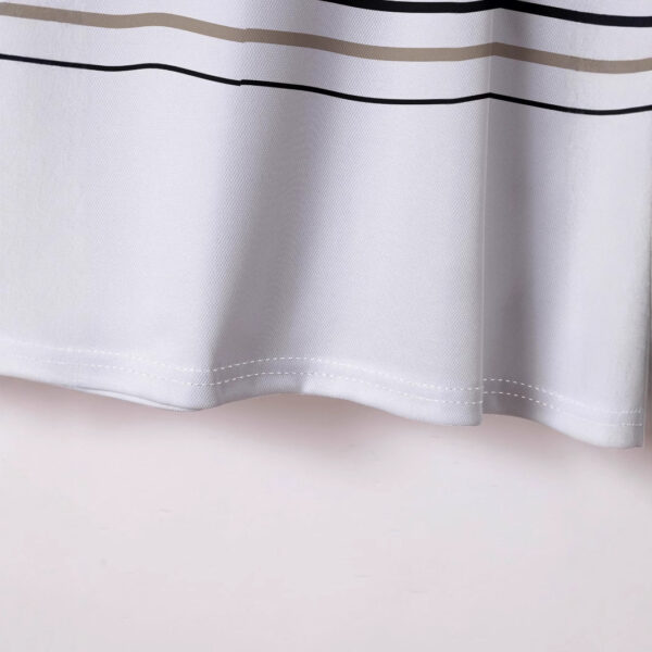 Men's Striped Short Sleeve Summer Business Casual Loose T-shirt - Image 5