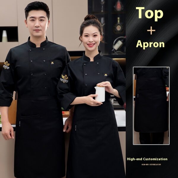 Summer Thin Chef Workwear For Men - Image 5