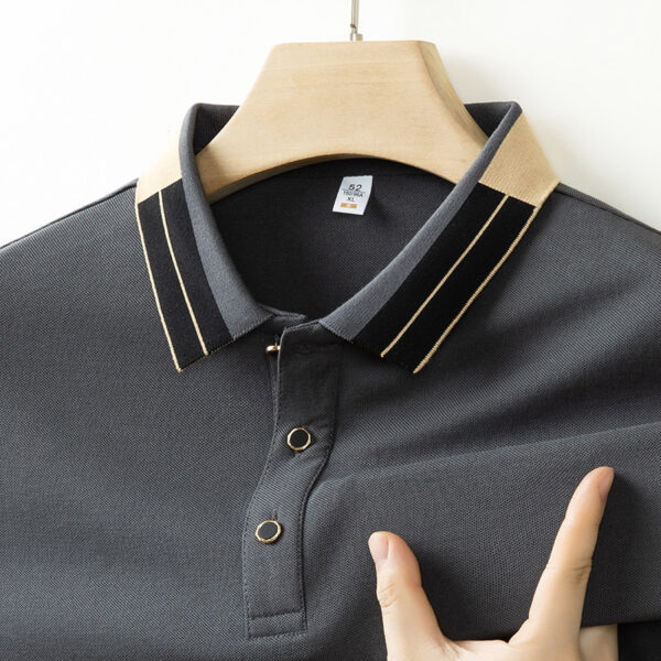 Men's Casual All-matching Summer Lapels Short Sleeve - Image 9