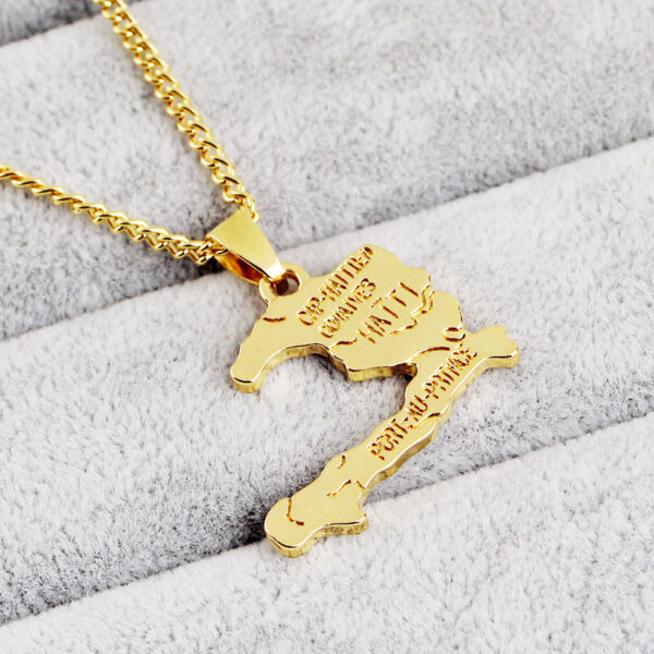 Haiti Map Necklace - Image 4