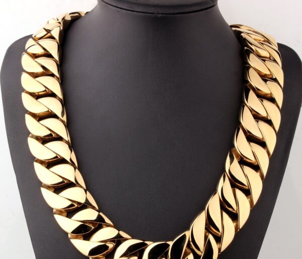 Men's Titanium Steel Vacuum Plating Casting Necklace - Image 6