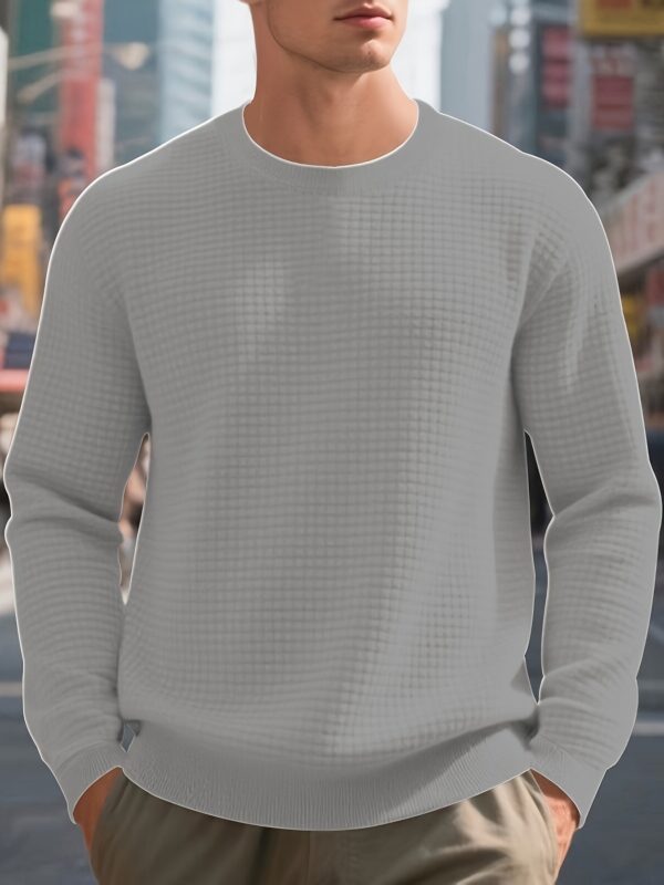 Export Quality English European And American Sizes Jacquard Round Neck Hoodie For Men And Women - Image 10