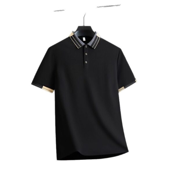 Men's Casual All-matching Summer Lapels Short Sleeve - Image 6