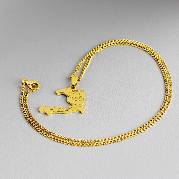 Haiti Map Necklace - Image 2