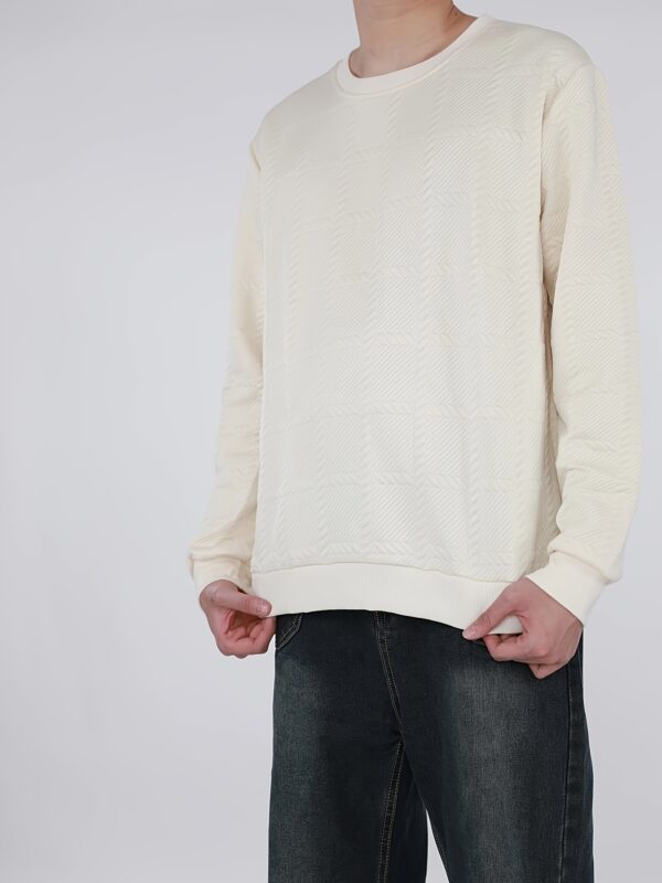 Export Quality English European And American Sizes Jacquard Round Neck Hoodie For Men And Women - Image 10