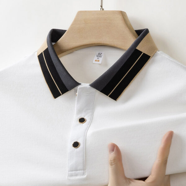 Men's Casual All-matching Summer Lapels Short Sleeve - Image 7