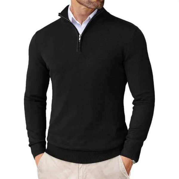 Autumn Men's Season Zipper Sweater Ultra-thin Lightweight - Image 7
