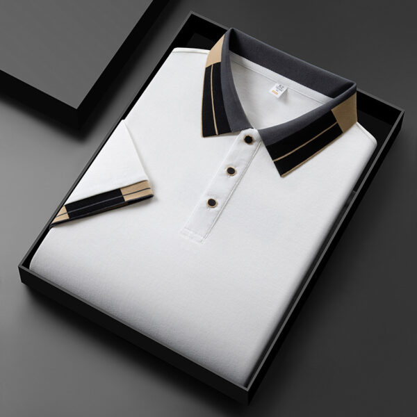 Men's Casual All-matching Summer Lapels Short Sleeve - Image 8