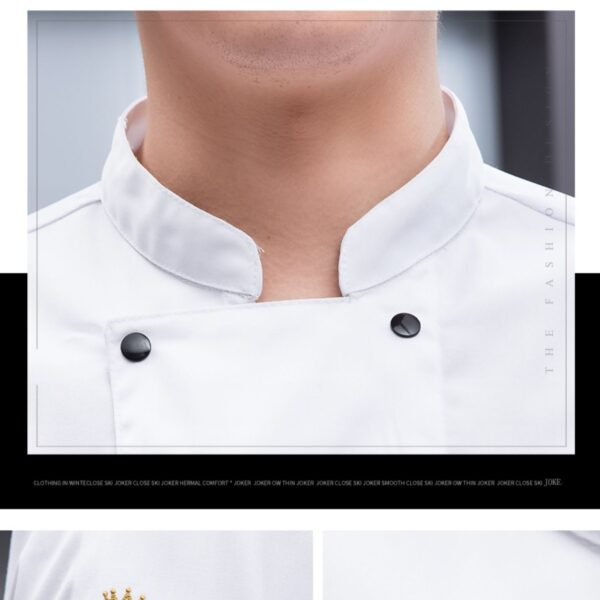Summer Thin Chef Workwear For Men - Image 4
