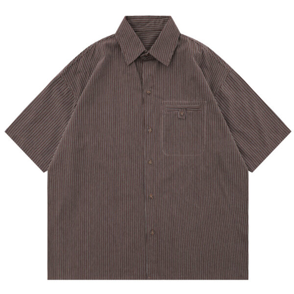 Outdoor Japanese Cityboy Profile Multi-pocket Workwear Short Sleeve - Image 5