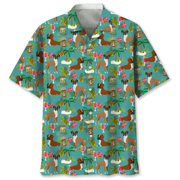 Trendy Cool Fashion Vintage Printed Shirt Men's Summer - Image 3