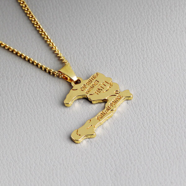 Haiti Map Necklace - Image 5