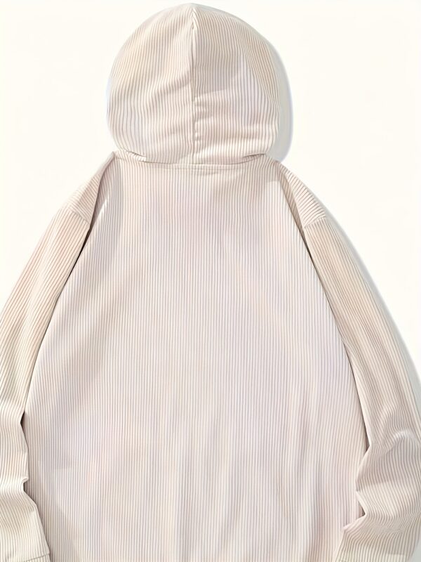 Export Quality English European And American Sizes Jacquard Round Neck Hoodie For Men And Women - Image 3