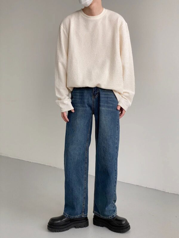 Men's Autumn Loose Casual Bottoming Shirt - Image 9