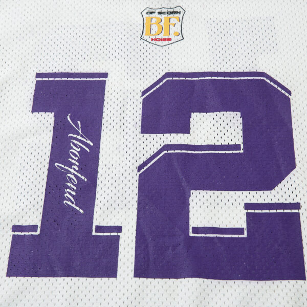Digital Printed Long-sleeved T-shirt Jersey Contrast Color V-neck Top - Image 2