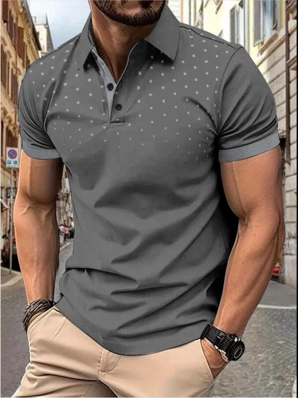 Plain Printing Series Men's Casual Short Sleeve - Image 8