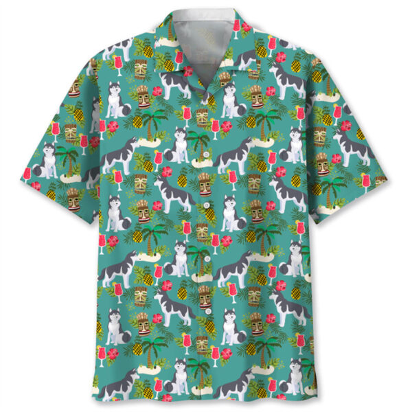 Trendy Cool Fashion Vintage Printed Shirt Men's Summer - Image 2