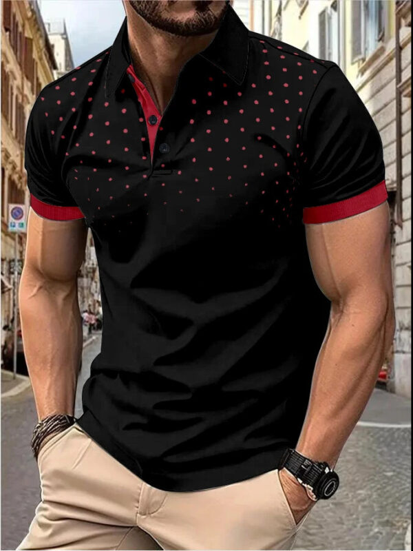 Plain Printing Series Men's Casual Short Sleeve - Image 6
