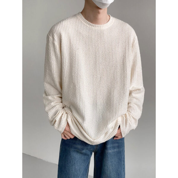 Men's Autumn Loose Casual Bottoming Shirt - Image 8