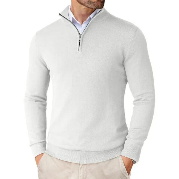Autumn Men's Season Zipper Sweater Ultra-thin Lightweight - Image 4