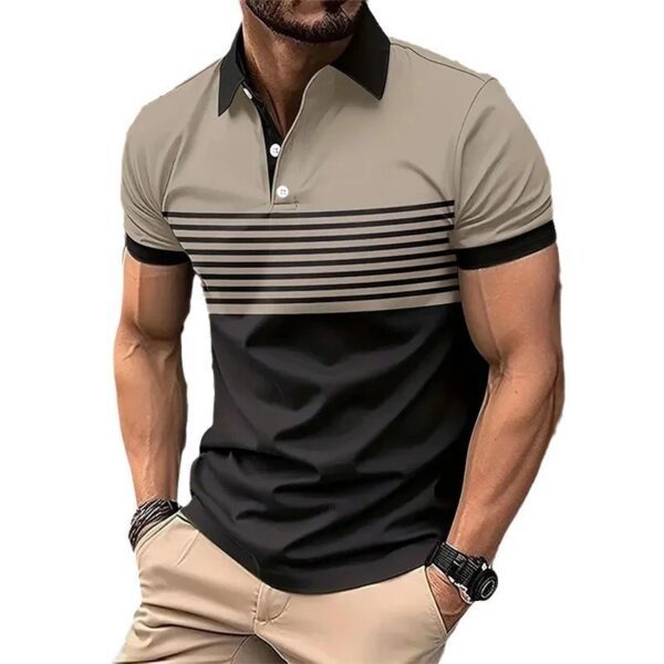 Plain Printing Series Men's Casual Short Sleeve - Image 10