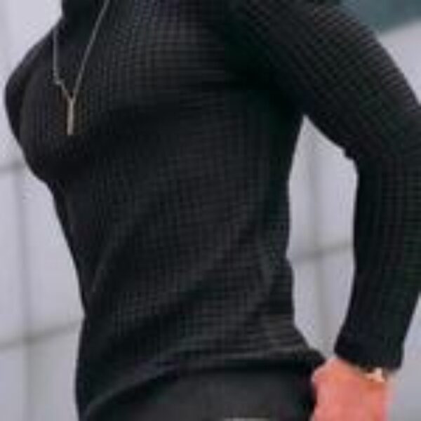 Export Quality English European And American Sizes Jacquard Round Neck Hoodie For Men And Women - Image 8